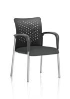 Academy Visitor With Arms Nylon Back Bespoke Colour Seat Quest Mussel