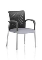 Academy Visitor With Arms Nylon Back Bespoke Colour Seat Quest Shell