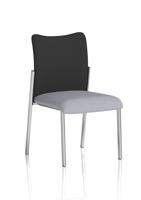 Academy Visitor Without Arms Black Fabric Back Bespoke Colour Seat Quest Shell
