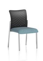 Academy Visitor Without Arms Nylon Back Bespoke Colour Seat Rivet Quench