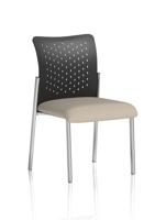 Academy Visitor Without Arms Nylon Back Bespoke Colour Seat Quest Salt