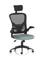 Ace Executive Mesh Chair With Folding Arms Bespoke Colour Seat Rivet Tensile