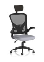Ace Executive Mesh Chair With Folding Arms Bespoke Colour Seat Quest Shell