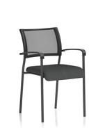 Brunswick Black Frame With Arms Bespoke Colour Seat Quest Mussel