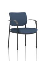 Brunswick Deluxe With Arms Black Frame Bespoke Colour Back And Seat Quest Whelk