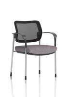 Brunswick Deluxe With Arms Chrome Frame Mesh Back Bespoke Colour Seat Rivet Fuse