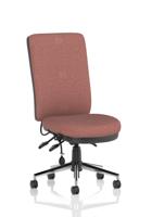 Chiro High Back Bespoke Colour Back And Seat Rivet Forge