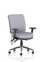 Chiro Medium Back With Height Adjustable Arms Bespoke Colour Back and Seat Quest Shell