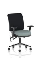 Chiro Medium Back With Height Adjustable Arms Bespoke Colour Seat Rivet Tensile