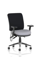 Chiro Medium Back With Height Adjustable Arms Bespoke Colour Seat Quest Shell