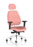 Chiro Plus With Headrest Bespoke Colour Back And Seat Quest Shrimp