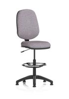 Eclipse Plus I Lever Task Operator Chair With High Rise Draughtsman Kit Bespoke Colour Back And Seat Rivet Fuse