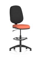 Eclipse Plus I Lever Task Operator Chair With High Rise Draughtsman Kit Bespoke Colour Seat Quest Crab