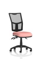 Eclipse Plus III Lever Task Operator Chair Mesh Back Bespoke Colour Seat Quest Shrimp
