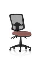 Eclipse Plus III Lever Task Operator Chair Deluxe Mesh Back Bespoke Colour Seat Rivet Forge