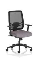 Ergo Twist Mesh Back Ergonomic Task Operator Office Chair With Height Adjustable Arms Bespoke Colour Seat Rivet Fuse