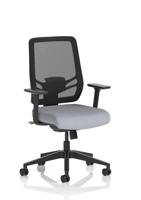 Ergo Twist Mesh Back Ergonomic Task Operator Office Chair With Height Adjustable Arms Bespoke Colour Seat Quest Shell