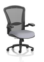 Houston Heavy Duty Task Operator Chair Black Mesh Back Bespoke Colour Seat Quest Shell