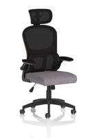 Iris Task Operator Black Mesh Back Bespoke Colour Seat Rivet Fuse