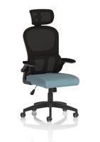 Iris Task Operator Black Mesh Back Bespoke Colour Seat Rivet Quench