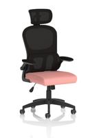Iris Task Operator Black Mesh Back Bespoke Colour Seat Quest Shrimp