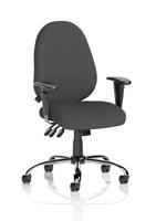 Lisbon Task Operator Chair Bespoke Colour Quest Mussel