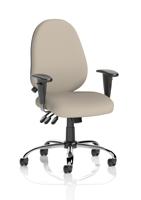 Lisbon Task Operator Chair Bespoke Colour Quest Salt