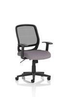 Mave Task Operator Chair Black Mesh With Arms Bespoke Colour Seat Rivet Fuse
