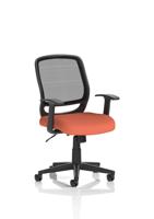 Mave Task Operator Chair Black Mesh With Arms Bespoke Colour Seat Quest Crab