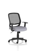 Mave Task Operator Chair Black Mesh With Arms Bespoke Colour Seat Quest Shell