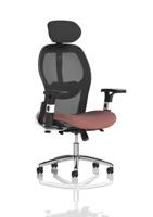 Sanderson II Mesh Back Chair Bespoke Colour Seat Rivet Forge