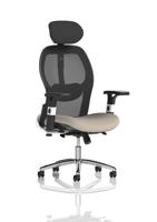 Sanderson II Mesh Back Chair Bespoke Colour Seat Quest Salt
