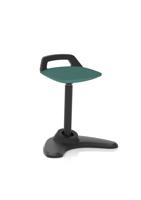 Spry Stool Black Frame Bespoke Colour Seat Quest Kelp