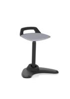 Spry Stool Black Frame Bespoke Colour Seat Quest Shell