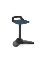 Spry Stool Black Frame Bespoke Colour Seat Quest Whelk