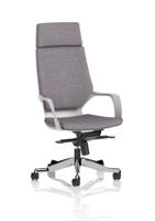 Xenon Executive White Shell High Back With Headrest Bespoke Colour Back And Seat Rivet Fuse