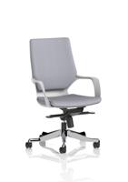 Xenon Executive White Shell Medium Back Bespoke Colour Back And Seat Quest Shell