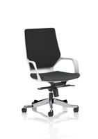Xenon Executive White Shell Medium Back Bespoke Colour Seat Quest Mussel