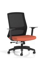 Ventra Mesh Back Task Operator Chair With Height Adjustable Arms Bespoke Colour Seat Quest Crab