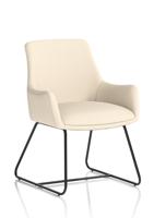 Quote Sled Base Reception Chair Bespoke Colour Quest Salt