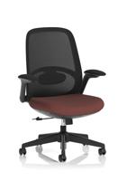 Crew 2 Task Operator Mesh Back Chair With Folding Arms Bespoke Colour Seat Rivet Forge