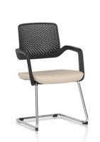 Cosmo Cantilever Chair Black Frame Bespoke Colour Seat Quest Salt