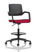 Cosmo Hi Rise Chair Black Frame Bespoke Colour Seat Bergamot Cherry