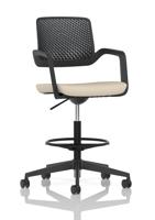 Cosmo Hi Rise Chair Black Frame Bespoke Colour Seat Quest Salt
