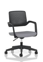 Cosmo Task Operator Chair Black Frame Bespoke Colour Seat Quest Shell