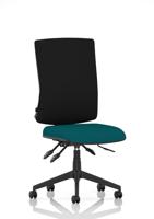 Orlena High Back Task Operator Chair Bespoke Colour Seat Maringa Teal