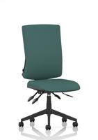 Orlena High Back Task Operator Chair Bespoke Colour Back And Seat Quest Kelp