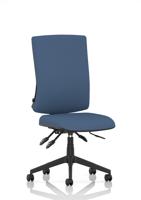 Orlena High Back Task Operator Chair Bespoke Colour Back And Seat Quest Limpet
