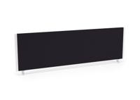 Impulse/Evolve Plus Bench Screen 1400 White Frame Black Fabric