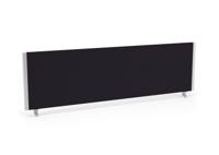 Impulse/Evolve Plus Bench Screen 1400 Silver Frame Black Fabric